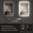 Rectangular Frameless LED Bathroom Vanity Mirror-710565359