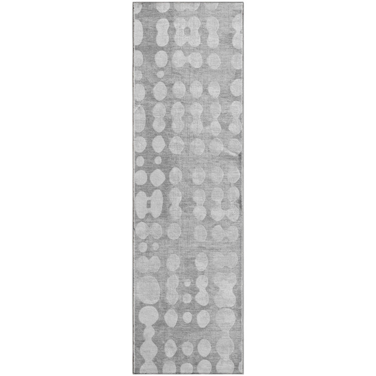 Premium Machine Washable Prisco Gray Rug