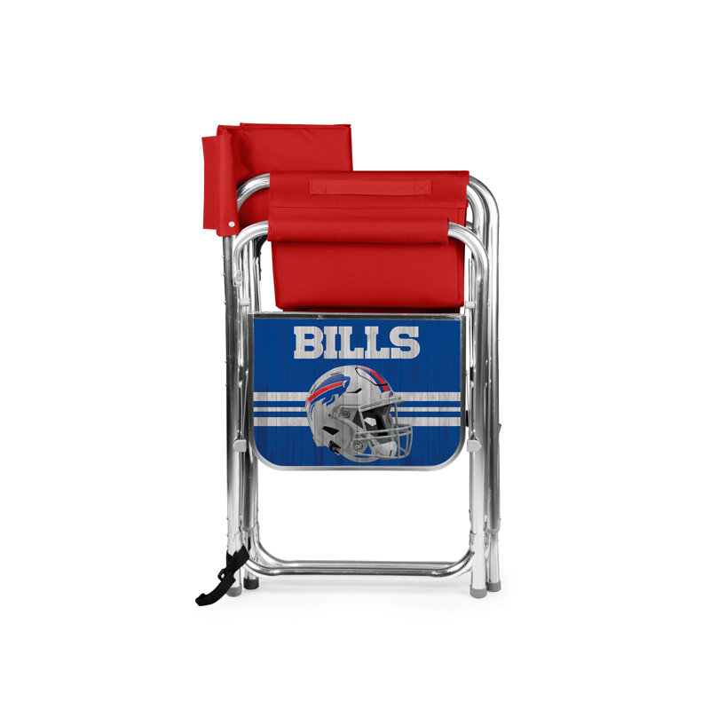 Folding Director Chair, Buffalo Bills, Red