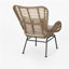Accessoire de salon à la mode, chaise décorative de base