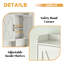 Armoire de rangement au-dessus de la toilette de 32 po, organisateur de salle de bain au-dessus de la toilette avec support pour papier hygiénique, support de toilette peu encombrant avec tablettes pour la salle de bain et les toilettes-2140238162