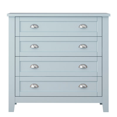 Drawer DresserBAR CABINET side cabinet,buffet sideboard,buffet service counter,solid wood frame,plasticdoor panel,retro shell handle,applicable to dining room,living room,kitchen corridor,Grayish Blue
