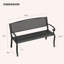 Banc de jardin Rhines