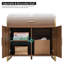 Bibliothèque standard Chickasha H 77,2 "x l 33"-93591002