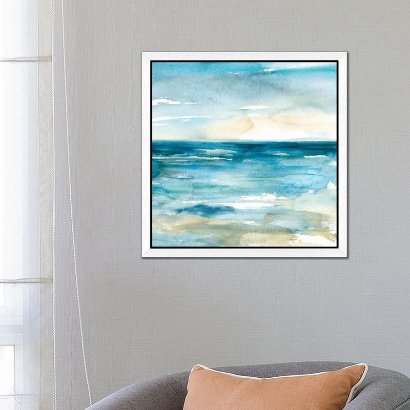 1 Piece Wall Art on Canvas, 66.04 cm H x 66.04 cm W, White Framed
