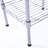 Rectangle Carbon Steel Metal Assembly 4-Shelf Storage Rack