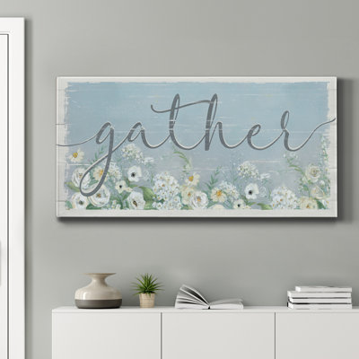 «Gather Garden» - Impression sur toile tendue