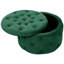 Adysen 55cm Wide Velvet Tufted Circle Pouf Ottoman with Storage