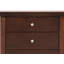 Ensemble de 2 tables de chevet 3 tiroirs gris-670406047
