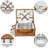 Wicker Picnic Basket , Service for 2