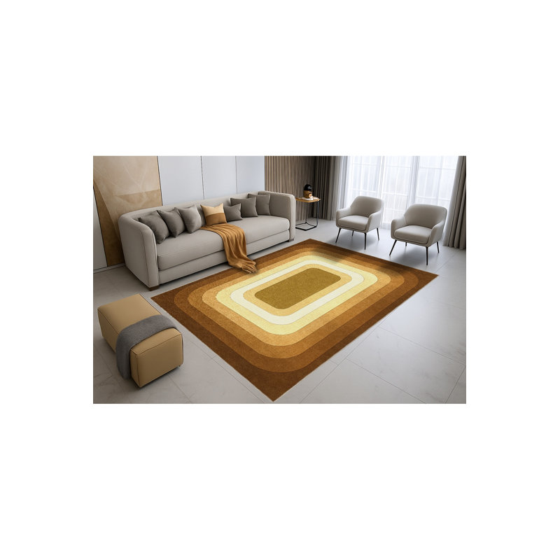 Tapis vert lavable Mosso, 2'4" x 3'11"