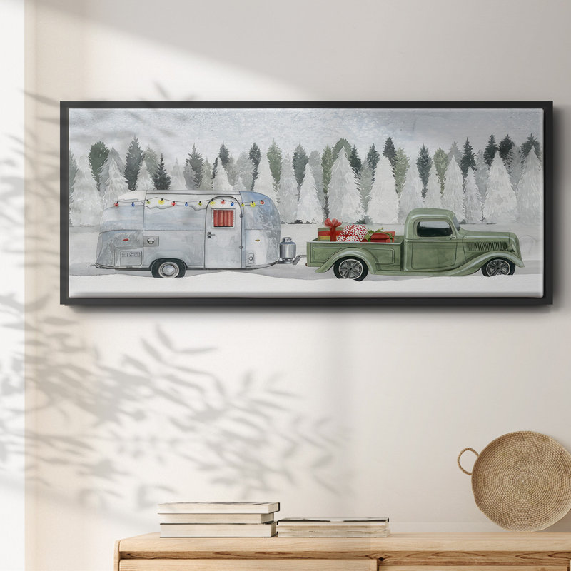 Holiday Roadtrip II - toile encadrée, H 20 po x l 50 po