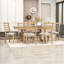 Ensemble de table de salle à manger 7 pièces avec rallonge et chaises rembourrées 7 pièces-890956312-890956311
