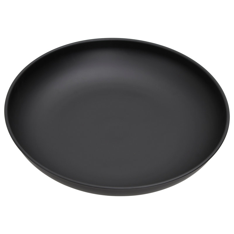 Azia Fire Pit Steel, 57cm x 16cm, Black