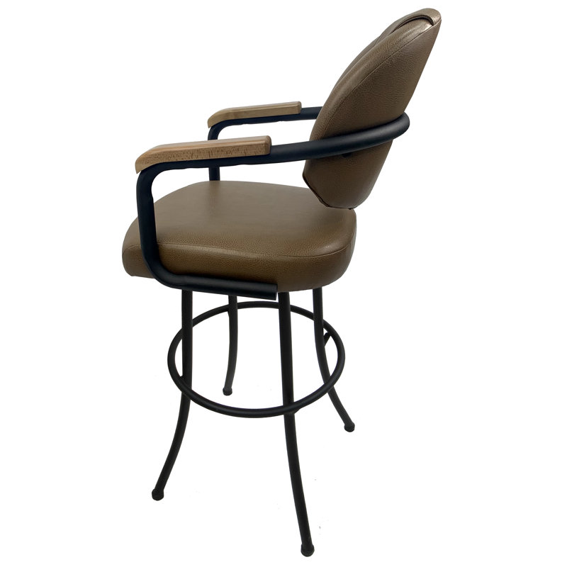 Swivel Upholstered Counter Stool, Extra Tall (34” Seat Height)