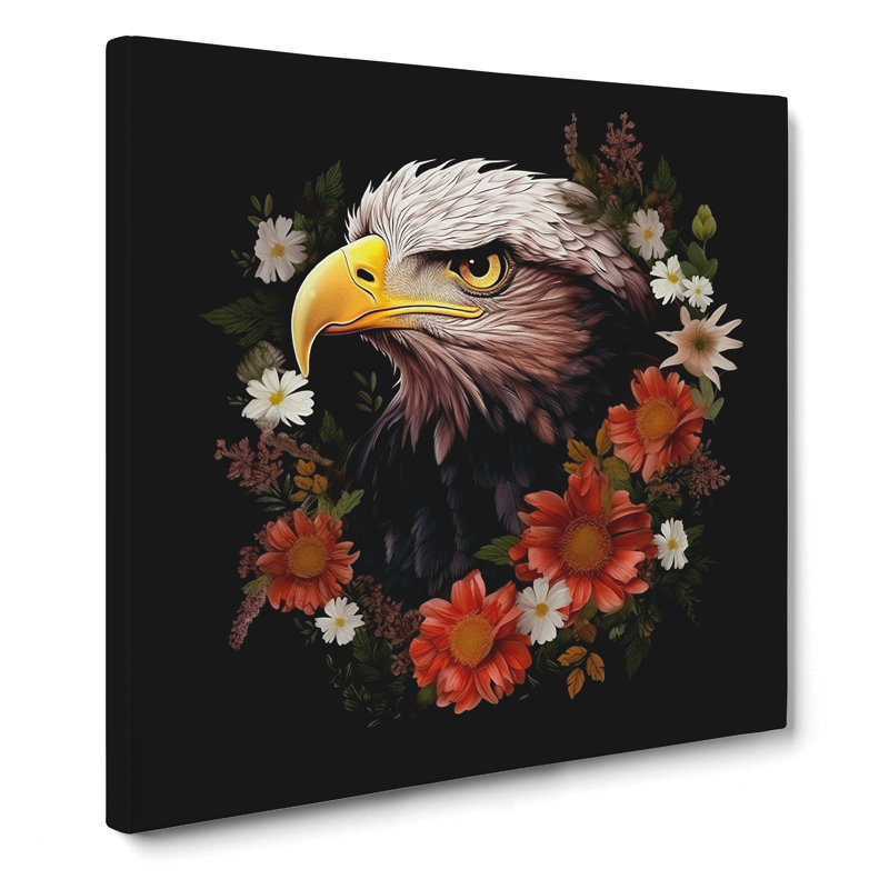 Eagle Floral Art - Print