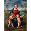 Madonna Del Cardellino (Madonna of the Goldfinch) by Raffaello - Wrapped Canvas Painting-387865561