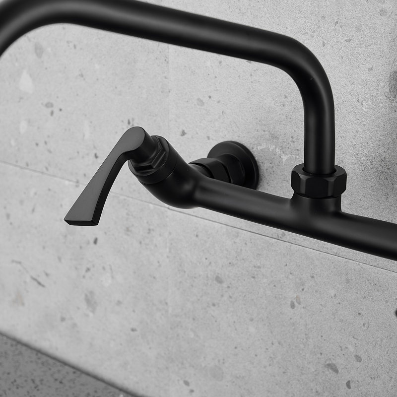 Robinet de cuisine VIBRANTBATH, Noir mat