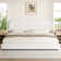 Manfred Boucle Upholstered Cloud Bed Frame with Rounded Corners Headboard, Soft Platform Bed Frame with Thickened Footboard