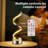 Spiral LED Table Lamp With Remote Control, Three Color Dimmable Bedside Lamp With Timer, 2 Lighting Modes, Modern Minimalist Design Desk Lamp,Suitable For Living Room,Bedroom And Desk
