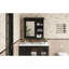 Armoire à pharmacie de salle de bain avec miroir 30 po x 28 po, armoire à miroir murale avec rangement, armoire de rangement noire au-dessus de la toilette pour salle de bain
