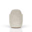 Fauteuil demi-tonneau pivotant cacao et ivoire