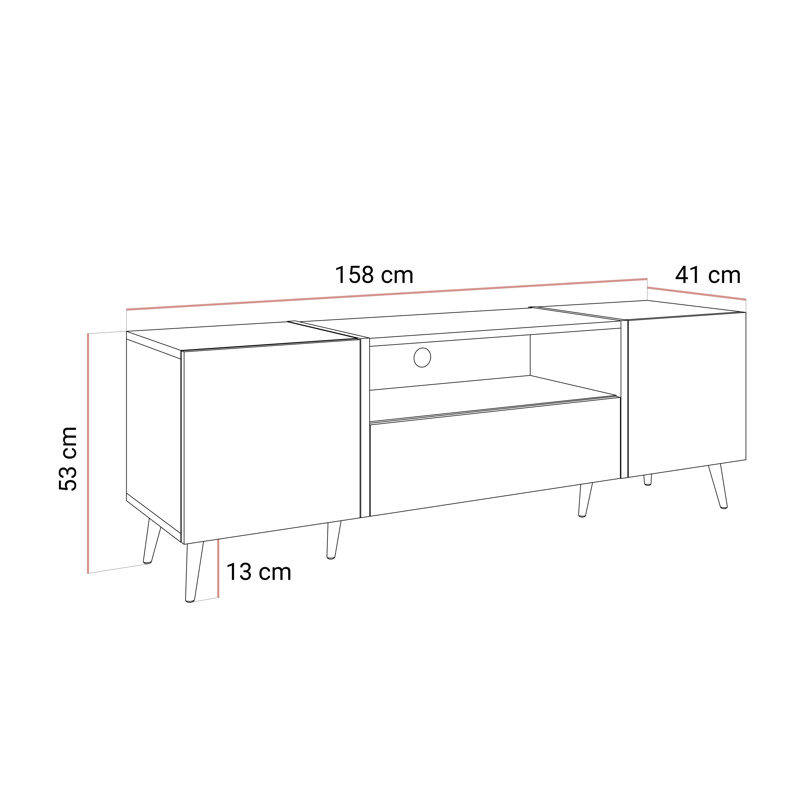 Dole TV Stand for TVs up to 65"