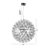 Eclectic Gold LED Gold Globe Chandelier-88143391-29552659