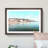 Shoreline of Sitges in Spain in Abstract - Picture Frame Graphic Art Print-55764580-55764581