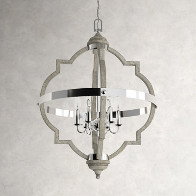Freemont 6-Light Dimmable Geometric Chandelier