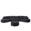 Ensemble de canapé modulaire en tissu chenille-26350797