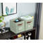 Bacs de rangement | Boîte de rangement en forme de cube avec porte-étiquettes-435358895-435358889