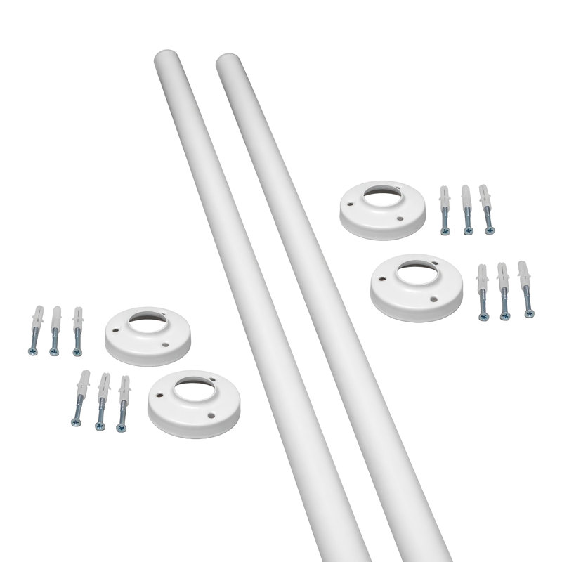 Whitehaus undermount sink support bars installation kit for fireclay sinks