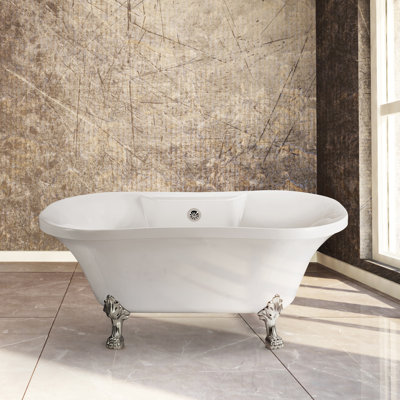 Baignoire de trempage sur pattes 60 "Streamline