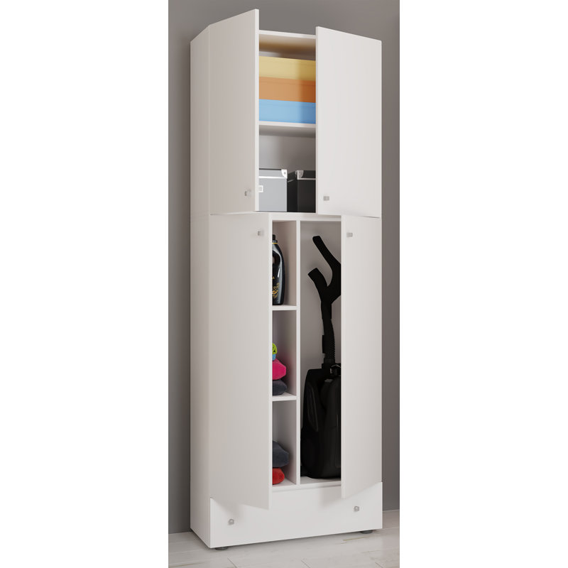 Balyeet Rectangle Accent Cabinet, White