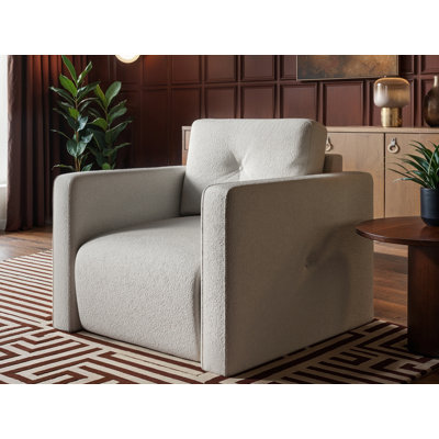 Upholstered Chenille Accent Chair