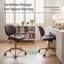 Fauteuil de bureau noir en cuir noir-2031001644