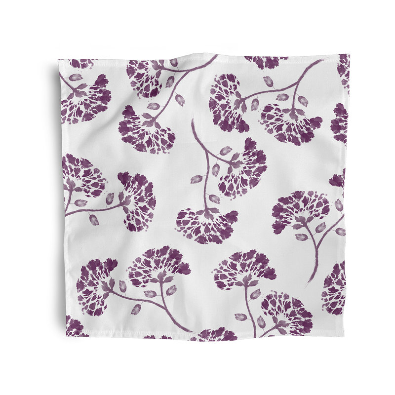 Ensemble de serviettes 4 pièces Gorrell, Mauve