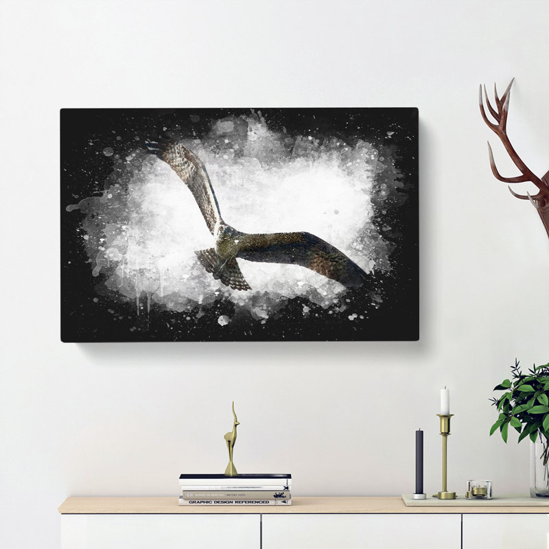 Osprey Bird - Wrapped Canvas, 50cm H x 76cm W x 3cm D
