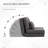 Versatile Folding Sofa with Adjustable Backrest for All Home Styles