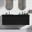 Meuble-lavabo Grace en noyer avec lavabo et tiroirs en quartz-1297112713