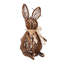 Easter Rattan Bunny LED Décor, 18.5"H