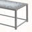 Brigitta Gray & Blue Tile Top Rectangular Accent Coffee Table, 16.86" H X 41.8" W X 19.75" D