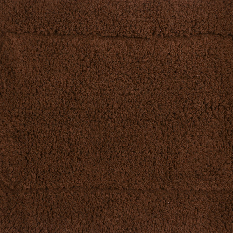 Tapis pour salle de bain Morissette, Chocolat