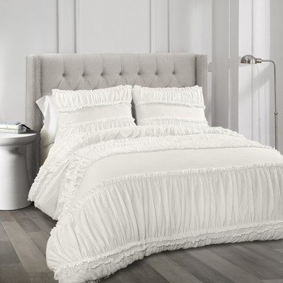 Ensemble d'édredon 3 pièces Nova Ruffle