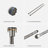 Circular Single Hole Bathroom Faucet with Drain Assembly-63898563