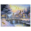 Cobblestone Christmas - Impression sur toile tendue-29503463