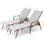 Chaise longue d'extérieur en métal Gland-1998361726