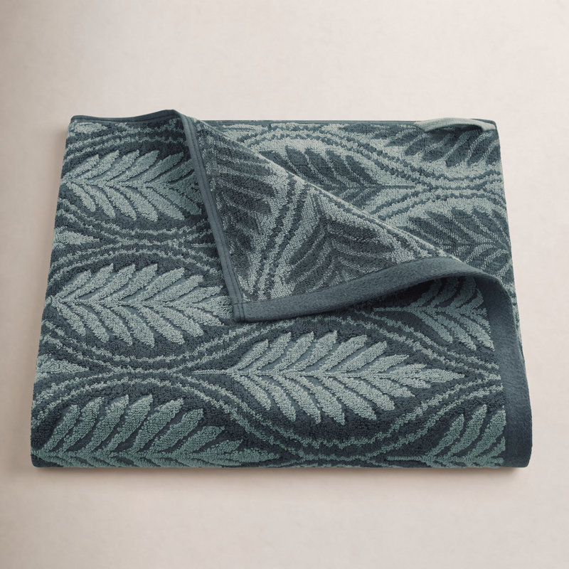 Branden Bath Towel, Fern Ogee Jade