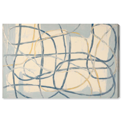 Art mural minimaliste, "Unbroken Line I" par 